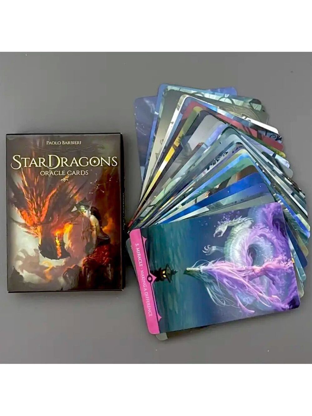 Paolo Barbieri's StarDragons Oracle: Journey to a Realm of Fantasy Tarot Cards